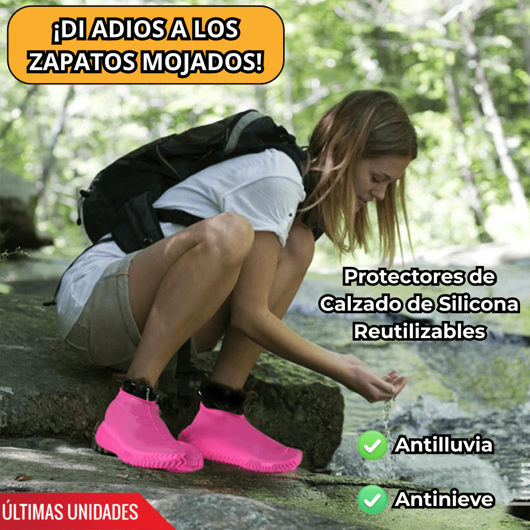 Protectores de Calzado de Silicona Reutilizables – Antilluvia y Antinieve