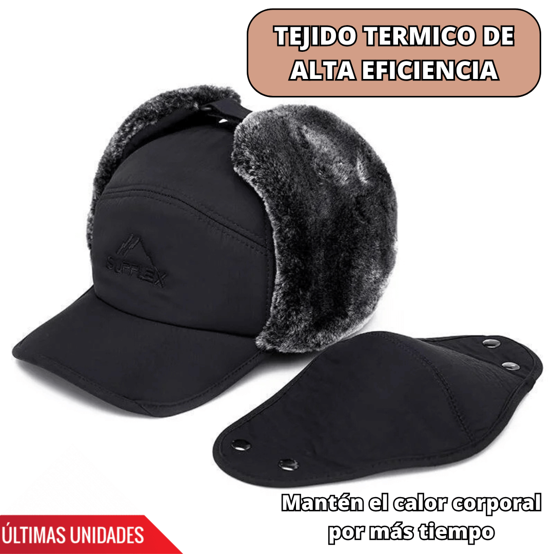 Gorro Térmico 3 en 1 | Triple Protección Contra el Frío con Tecnología Térmica y Ajuste Ergonómico