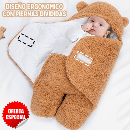 Abriga a Tu Bebé con Amor | Saco de Dormir Grueso, Suave y Seguro con Interior de Algodón Pima