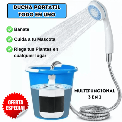 Ducha Portátil Multifuncional 3 en 1 | PREMIUM