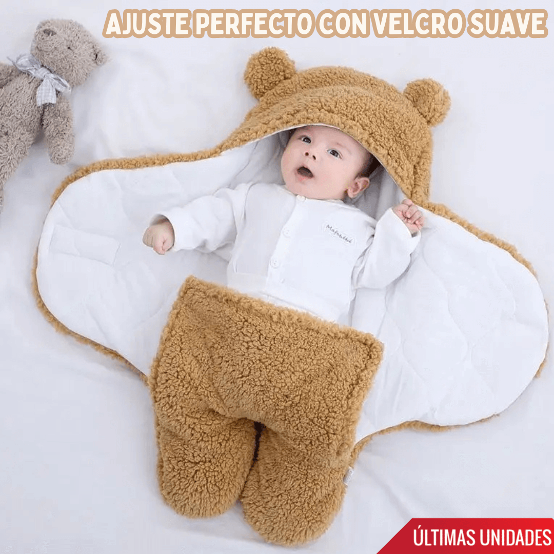 Abriga a Tu Bebé con Amor | Saco de Dormir Grueso, Suave y Seguro con Interior de Algodón Pima