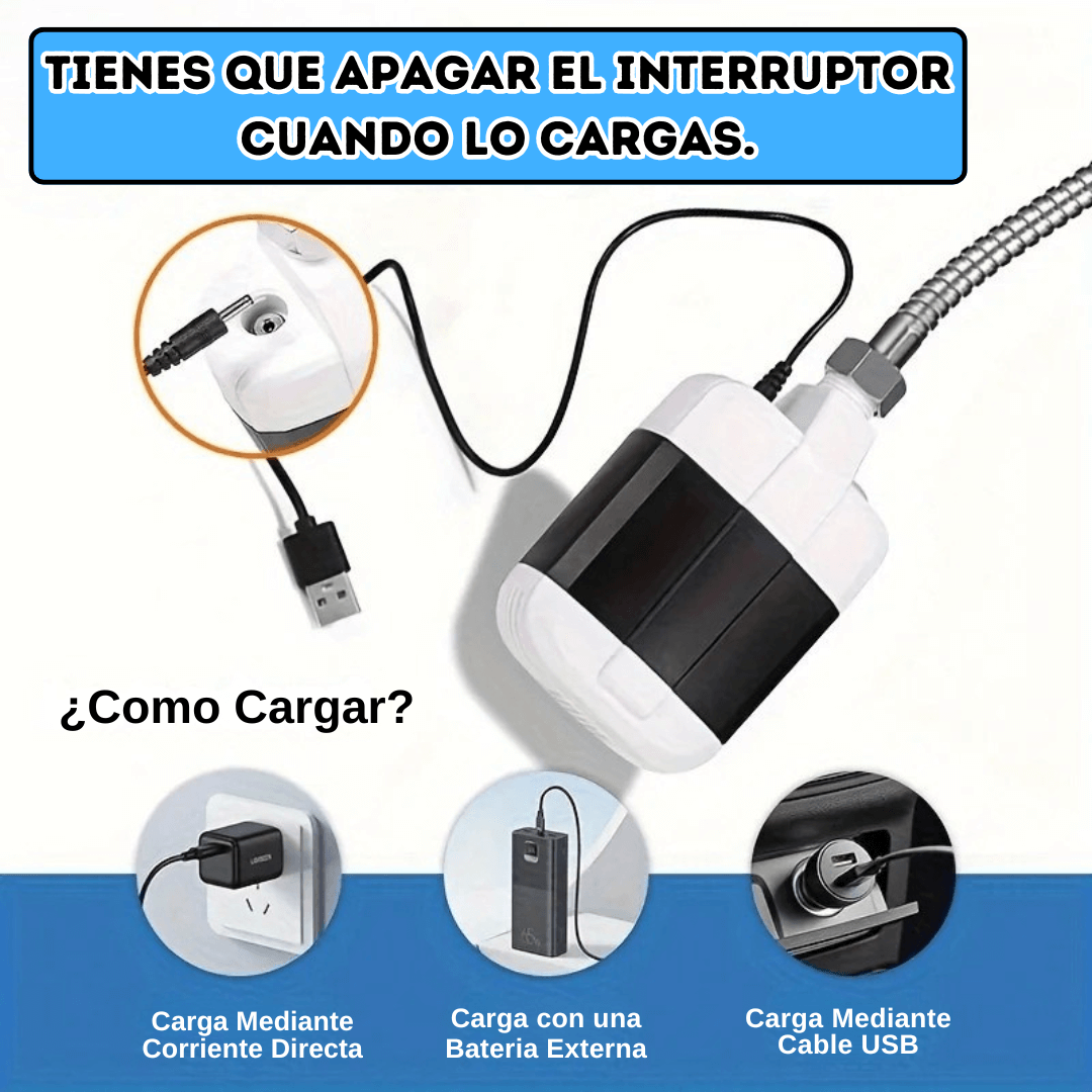 Ducha Portátil Multifuncional 3 en 1 | PREMIUM