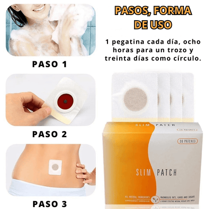 Adiós a la Grasa y Toxinas | Slim Patch Natural Quema Grasa y Tonifica Tu Cuerpo Fácilmente