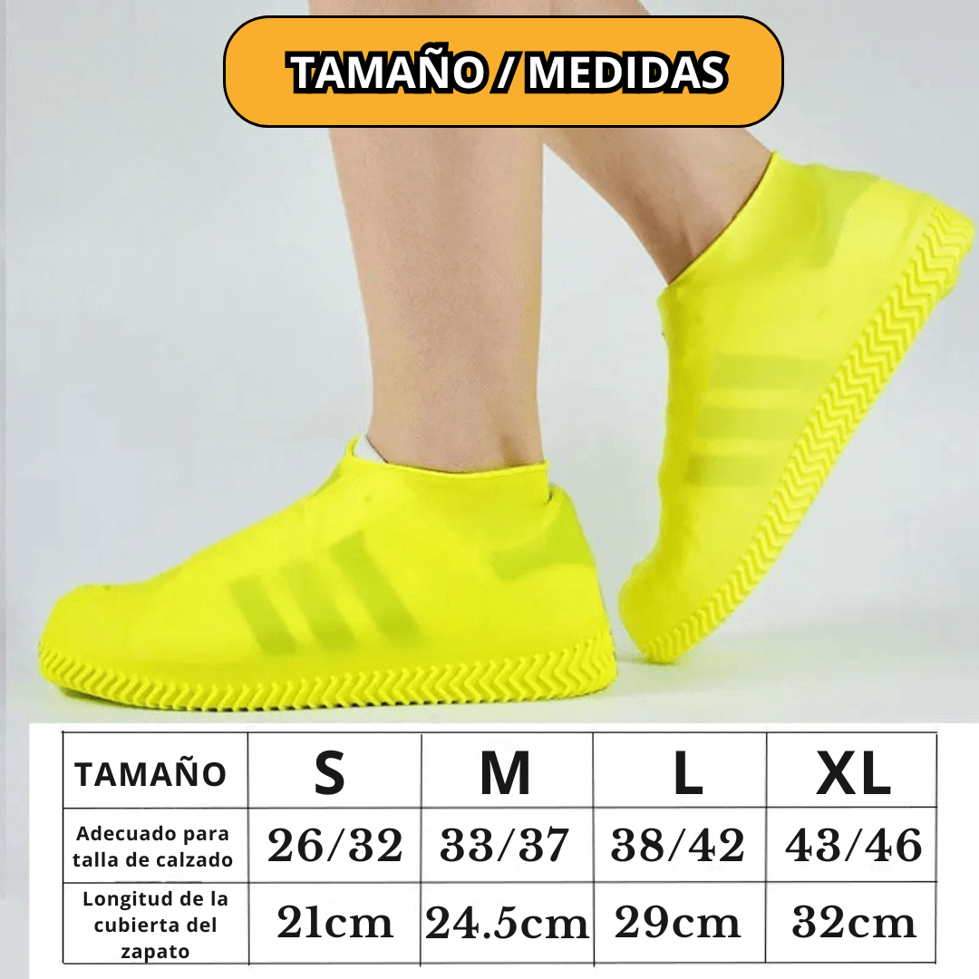 Protectores de Calzado de Silicona Reutilizables – Antilluvia y Antinieve