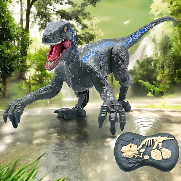 DINOSAURIO VELOCIRAPTOR CON CONTROL REMOTO