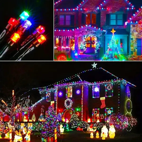 Luces Navideñas con Panel Solar PREMIUM